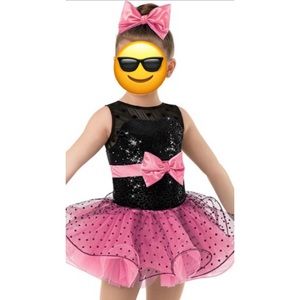Tots Black and Pink Tutu Costume